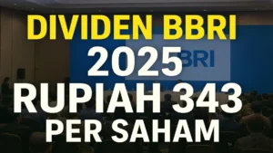 Dividen BBRI 2025: Pembagian Rekor Rp52,1 Triliun, Saham Meroket 3,35%