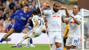 Noah Okafor Gemilang, Brace Penentu Leeds United Kalahkan Manchester United di Old Trafford