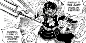 One Piece Chapter 1180: Imu Ungkap Kekuatan ‘Omen’, Zoro & Sanji Tumbang di Elbaf?