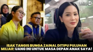 Tangis Bunga Zainal Saat Live Bongkar Perseteruan Keluarga, Geram Disebut Anak Durhaka