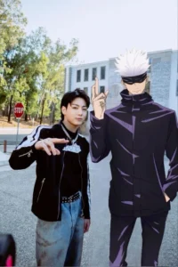 V BTS Jujutsu Kaisen: Pose Ikonik di Konser Tokyo Bikin Heboh