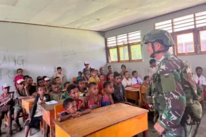 Program Papua Pintar: TNI Hadir Sebagai Tenaga Pendidik di Pedalaman