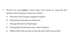 Rahasia Sukses: Opsi Kunci Jawaban Cinta Tanah Air Bagian 6 KBC Kemenag Terungkap!