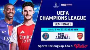 Siaran Langsung Final Arsenal vs PSG Liga Champions 2026 di SCTV
