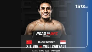 Update Hasil Road to UFC Yudi Cahyadi vs Xie Bin: Lolos atau Tidak?