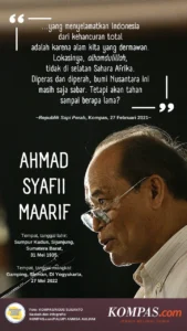 Apa Itu Pemikiran Ahmad Syafii Maarif Dihadirkan Lewat Seni?