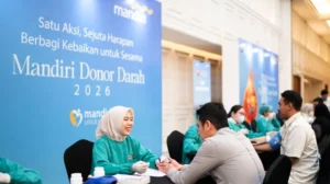 Bank Mandiri Gelar Donor Darah Besar-Besaran, Mengumpulkan 4.850 Pendonor