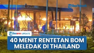 Bom Pinggir Jalan Meledak di Thailand Selatan: Dua Turis Malaysia Terluka