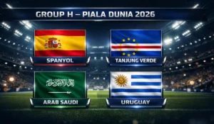 Jadwal Uruguay vs Spanyol: Laga Hidup Mati di Piala Dunia 2026