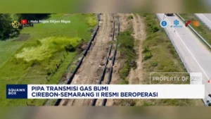 Pipa Transmisi Gas Bumi Cirebon-Semarang II Sudah Beroperasi