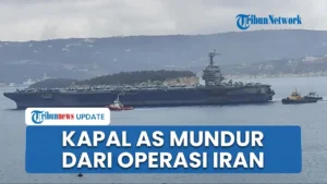 Video Bocor Ungkap Kebakaran Kapal Induk Terbesar AS USS Gerald R. Ford