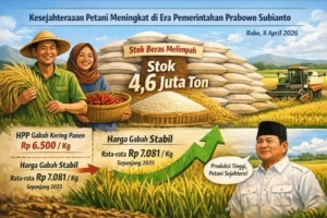 Kritik Harga Beras Mahal, Prabowo: Solusi Petani Tanam Padi Sendiri