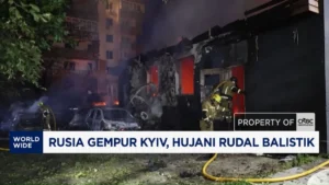 Serangan Rusia ke Kyiv: Video Rudal Balistik Menggempur Ibu Kota Ukraina
