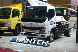 Berita Populer Operasional Hemat Truk Listrik Fuso: Sewa Baterai Molis Polytron